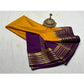 Appealing Women's Crepe Chit Pallu Solid Saree With Blouse Piece