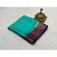 Appealing Women's Crepe Chit Pallu Solid Saree With Blouse Piece