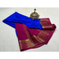 Appealing Women's Crepe Chit Pallu Solid Saree With Blouse Piece
