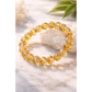 Elegant Natural Crystal 8mm Citrine Bracelet