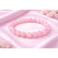 Elegant Natural Crystal 8mm Rose Quartz Bracelet