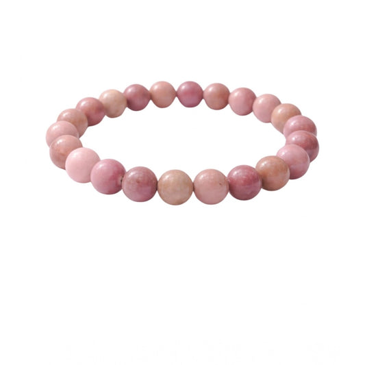Elegant Natural Crystal 8mm Rhodonite Bracelet