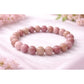 Elegant Natural Crystal 8mm Rhodonite Bracelet