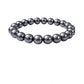 Elegant Natural Crystal 8mm Hematite Bracelet