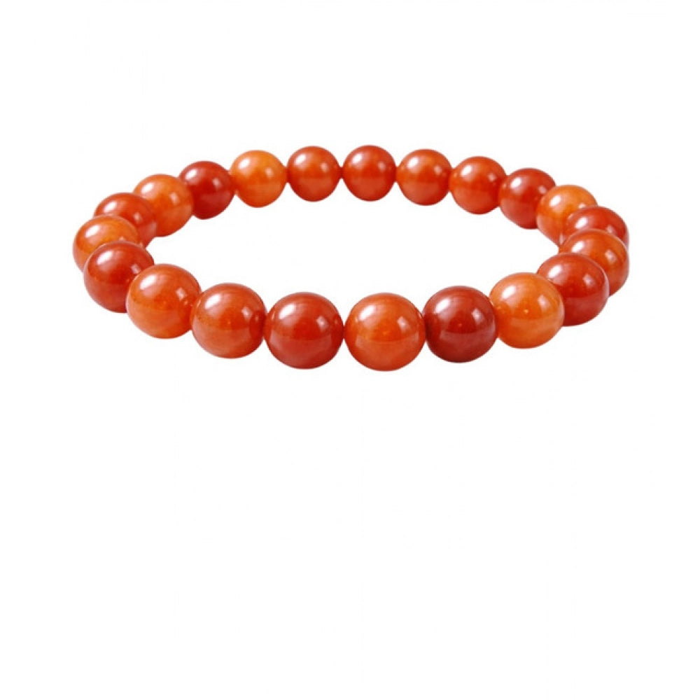 Elegant Natural Crystal 8mm Carnelian Bracelet