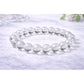 Elegant Natural Crystal 8mm Clear Quartz Bracelet