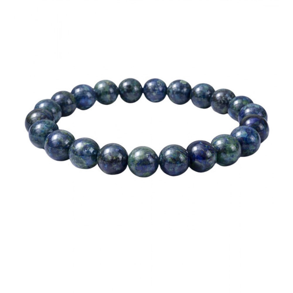 Elegant Natural Crystal 8mm Azurite Bracelet