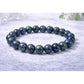 Elegant Natural Crystal 8mm Azurite Bracelet