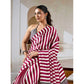 Urbane Women's Satin Crepe Printed Saree With Blouse Piece