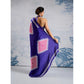 Fashionista Women's Satin Crepe Printed Saree With Blouse Piece