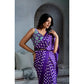 Comfy Women's Satin Crepe Printed Saree With Blouse Piece