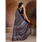 Comfy Women's Satin Crepe Printed Saree With Blouse Piece