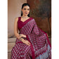 Unique Women's Satin Crepe Printed Saree With Blouse Piece
