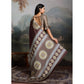 Classic Women's Satin Crepe Printed Saree With Blouse Piece