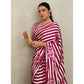 Classic Women's Satin Crepe Printed Saree With Blouse Piece