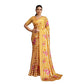 Classic Women's Satin Crepe Printed Saree With Blouse Piece