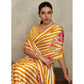 Classic Women's Satin Crepe Printed Saree With Blouse Piece