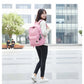 Modish Unisex PU Leather Solid Medium Zipper Backpack