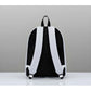 Modish Unisex PU Leather Solid Medium Zipper Backpack