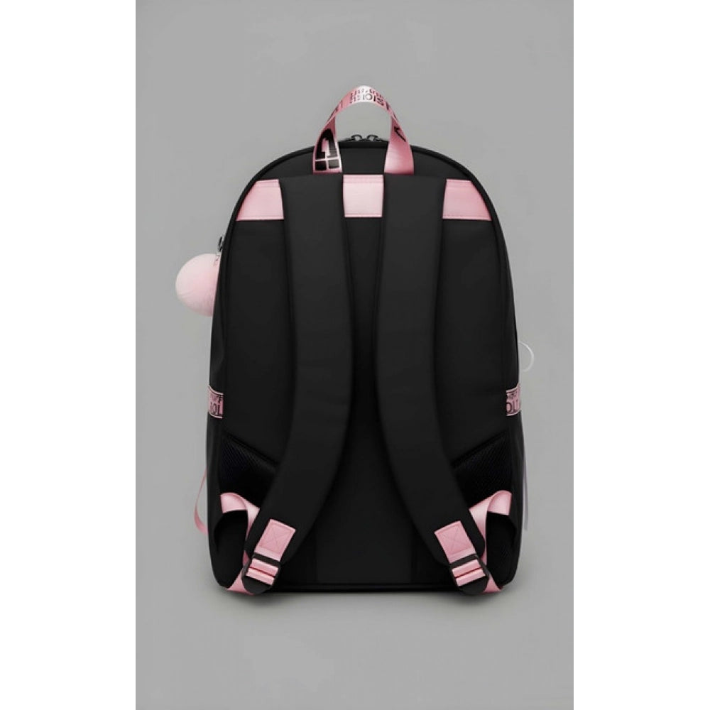 Modish Unisex PU Leather Solid Medium Zipper Backpack