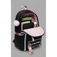 Modish Unisex PU Leather Solid Medium Zipper Backpack