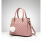 Snazzy Women's PU Leather Solid Shoulder Zipper Handbag