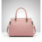 Snazzy Women's PU Leather Solid Shoulder Zipper Handbag