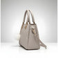 Snazzy Women's PU Leather Solid Shoulder Zipper Handbag
