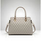 Snazzy Women's PU Leather Solid Shoulder Zipper Handbag