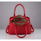 Snazzy Women's PU Leather Solid Shoulder Zipper Handbag