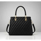 Snazzy Women's PU Leather Solid Shoulder Zipper Handbag