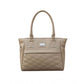 Snazzy Women's PU Leather Solid Shoulder Zipper Handbag