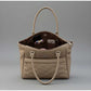 Snazzy Women's PU Leather Solid Shoulder Zipper Handbag