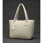 Snazzy Women's PU Leather Solid Shoulder Zipper Handbag
