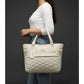 Snazzy Women's PU Leather Solid Shoulder Zipper Handbag
