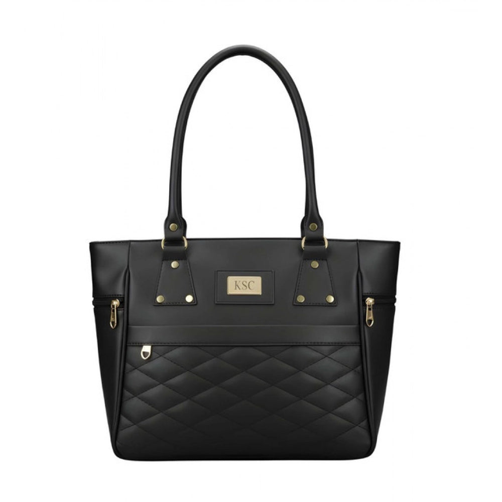 Snazzy Women's PU Leather Solid Shoulder Zipper Handbag