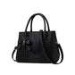 Snazzy Women's PU Leather Solid Shoulder Zipper Handbag