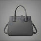 Snazzy Women's PU Leather Solid Shoulder Zipper Handbag