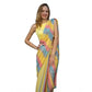 Precious Women's Linen Printed Saree With Blouse Piece