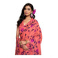 Delicate Women's Georgette Printed Saree With Blouse Piece