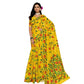 Delicate Women's Georgette Printed Saree With Blouse Piece
