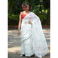 Precious Women's Linen Printed Saree With Blouse Piece