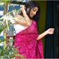 Delicate Women's Georgette Printed Saree With Blouse Piece