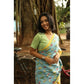 Elite Women's Linen Printed Saree With Blouse Piece