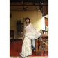 Elite Women's Linen Printed Saree With Blouse Piece