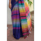 Elite Women's Linen Printed Saree With Blouse Piece