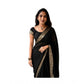 Royal Women's Vichitra Silk Printed Saree With Blouse Piece