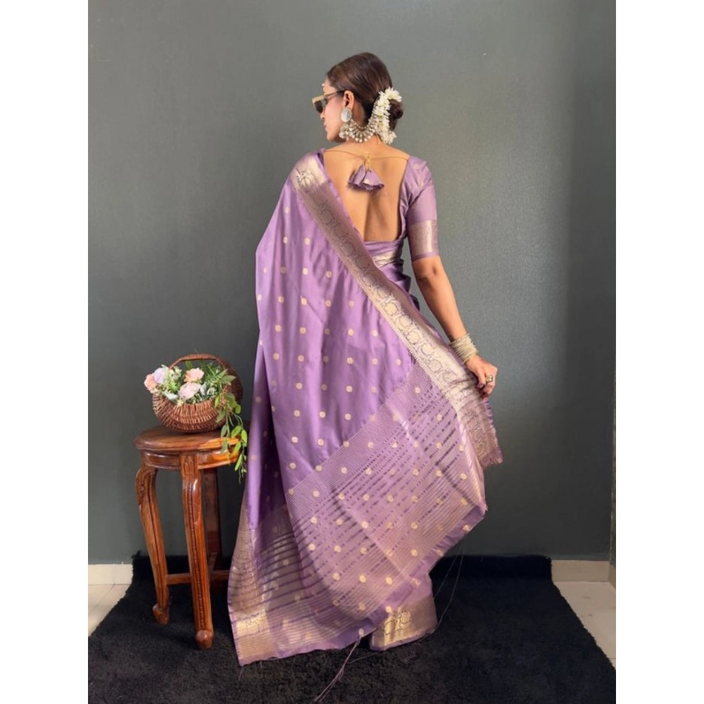 Admirable Women's Satin Printed Saree With Blouse Piece