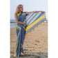 Embellished Women's Linen Printed Saree With Blouse Piece