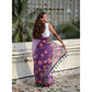 Embellished Women's Linen Printed Saree With Blouse Piece